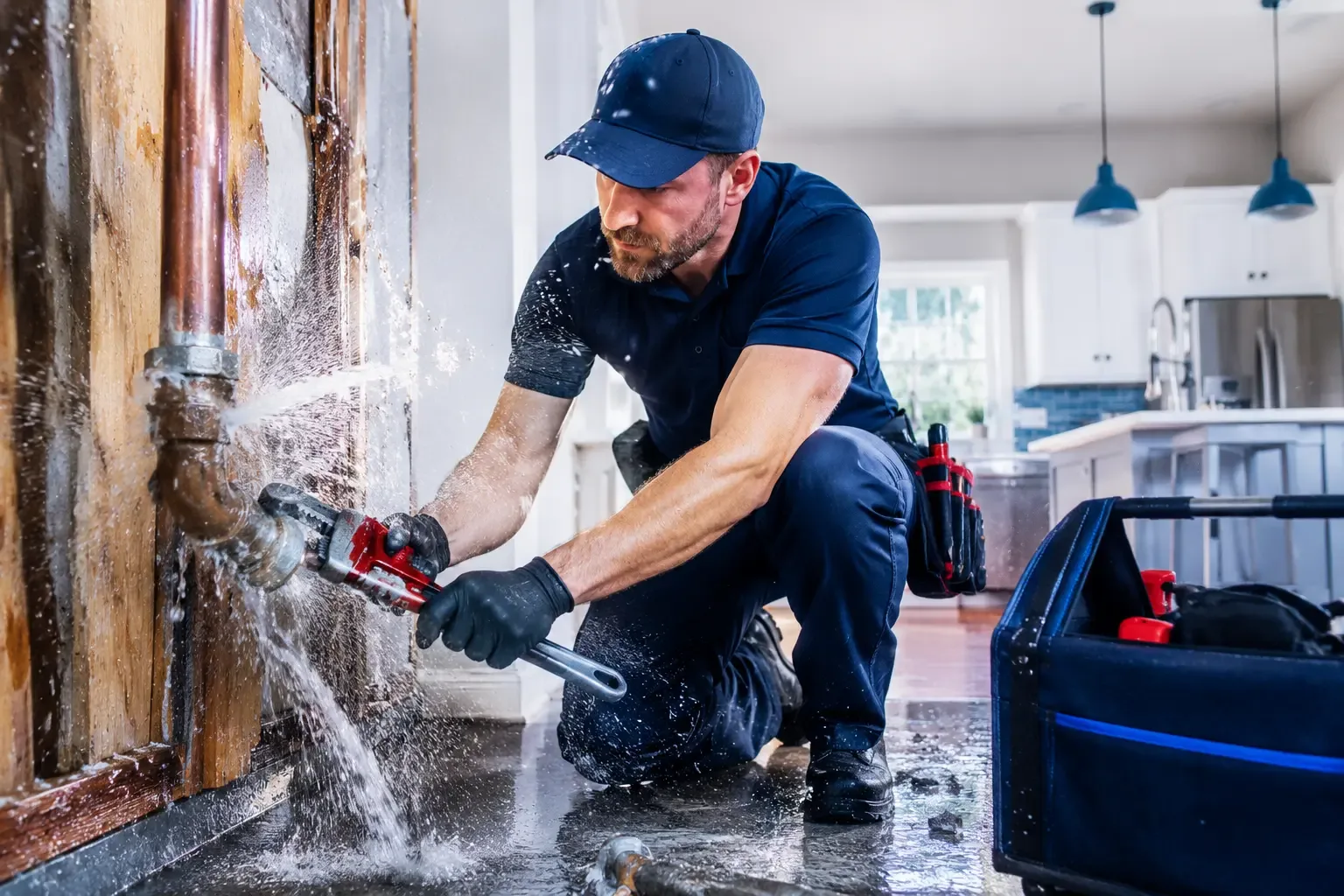 Local emergency pipe repair professionals in Blue Springs, MS